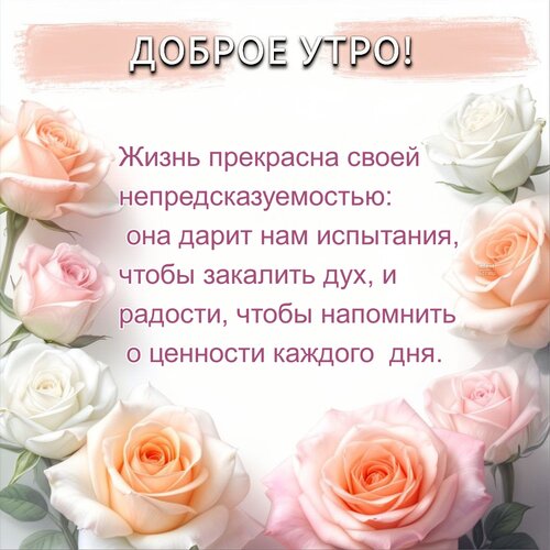 Открытка Доброе утро!
