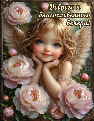 Открытка Добрый вечер