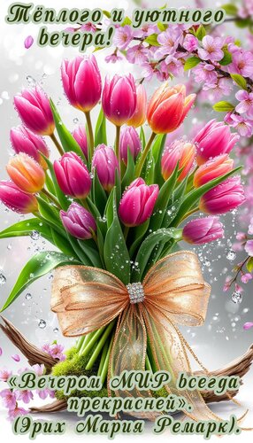 Открытка Добрый вечер