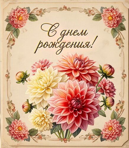 Открытка С днем рождения!
