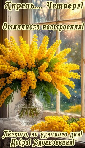 Открытка Четверг