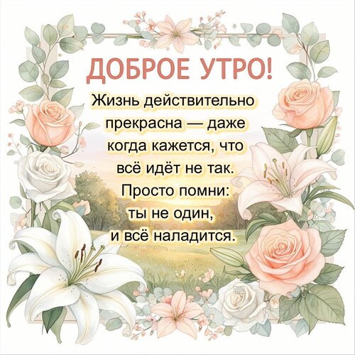 Открытка Доброе утро!