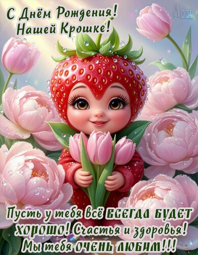 Открытка С днём рождения, крошка!