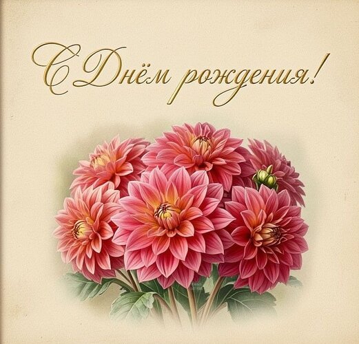 Открытка С днём рождения!