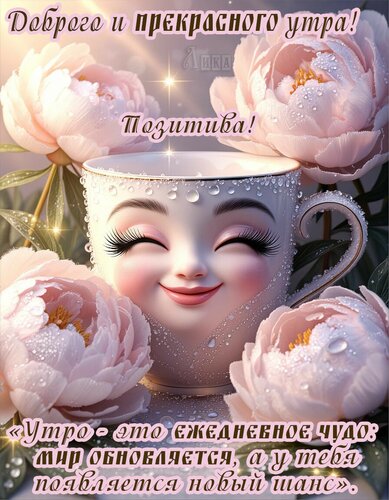 Открытка Доброе утро