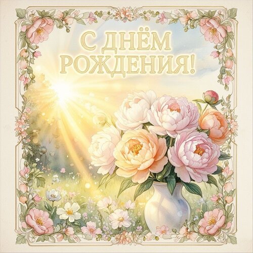 Открытка С днём рождения!