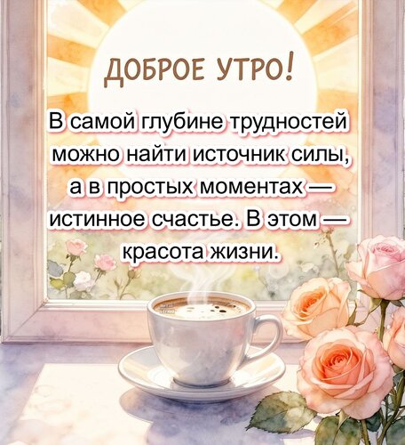 Открытка Доброе утро!