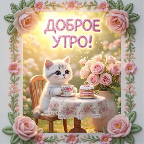 Открытка Доброе утро!