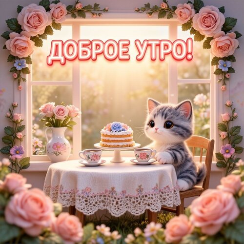 Открытка Доброе утро!