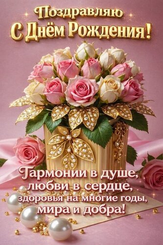 Открытка с днем рождения