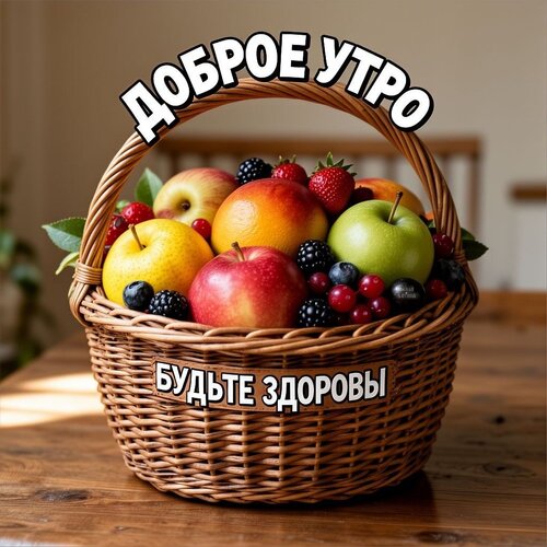 Открытка Доброе утро Будьте здоровы