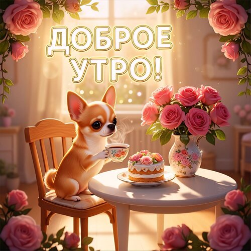 Открытка Доброе утро!