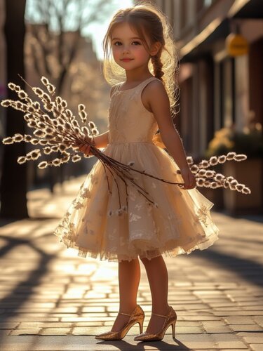 Открытка Городская улица