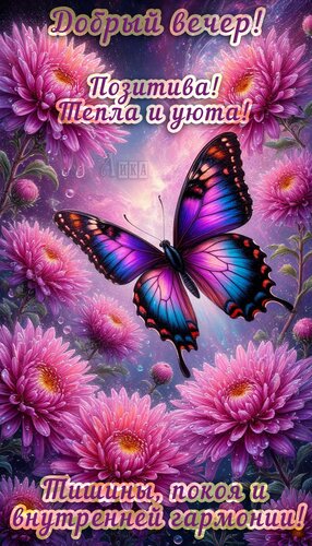 Открытка Добрый вечер!