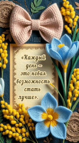 Анимированная открытка Жизнь