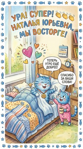 Открытка Открытка весенняя, субботняя для Натальи Юрьевны