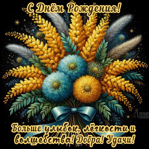 Открытка С днём рождения! 