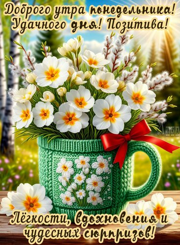 Открытка Понедельник