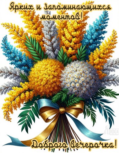 Открытка Добрый вечер