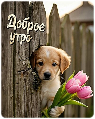Открытка ДОБРОЕ УТРО!