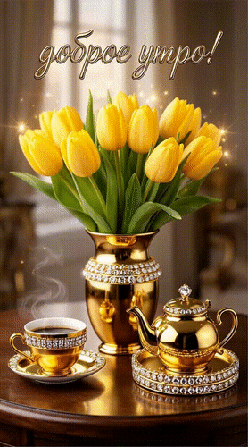 Анимированная открытка Доброе утро!
