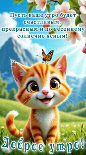 Анимированная открытка Доброе утро!