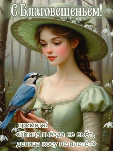 Открытка С Благовещеньем!