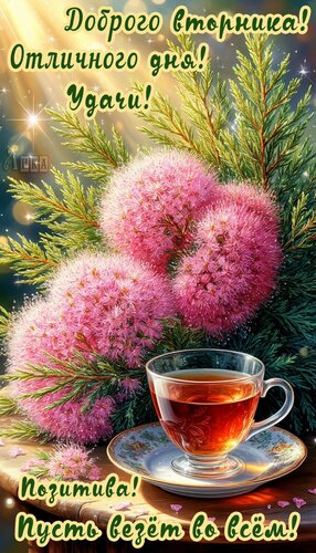 Открытка Вторник