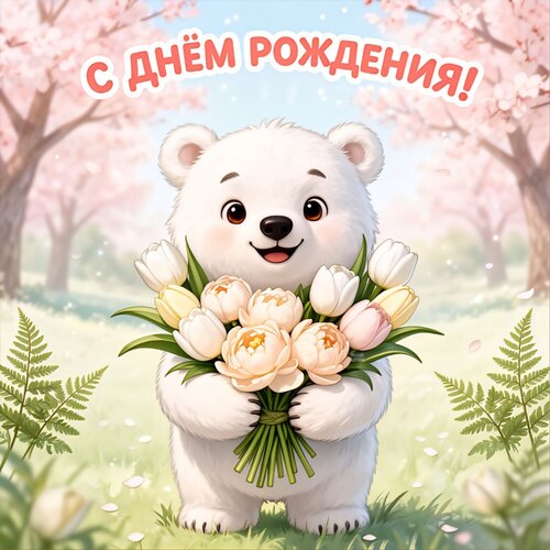 Открытка С днём рождения!