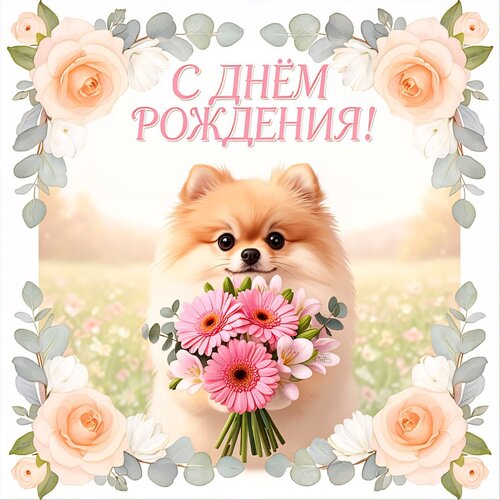 Открытка С днём рождения!