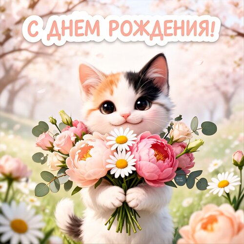 Открытка С днем рождения!