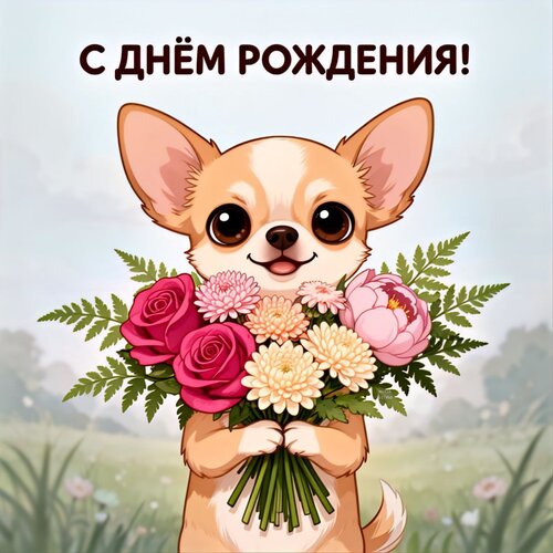 Открытка С днём рождения!