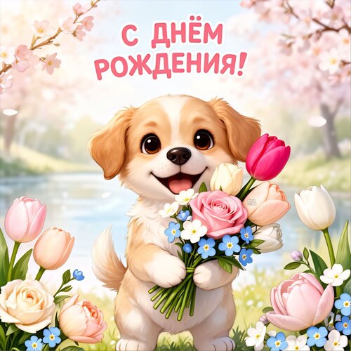 Открытка С днём рождения!