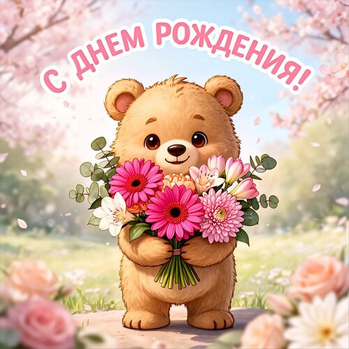 Открытка С днем рождения!