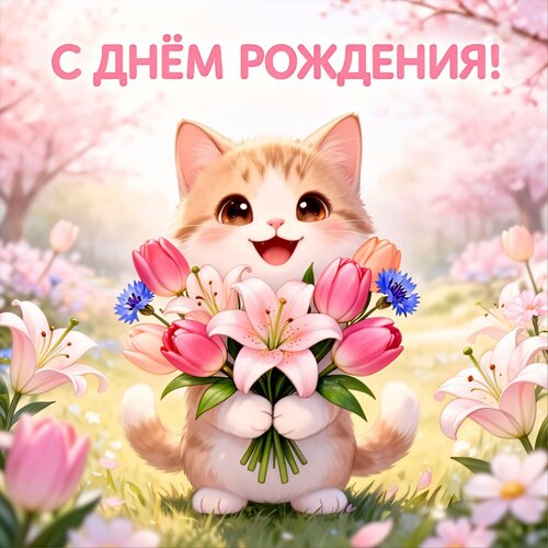 Открытка С днём рождения!