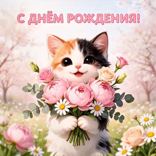 Открытка С днём рождения!