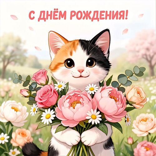 Открытка С днём рождения!