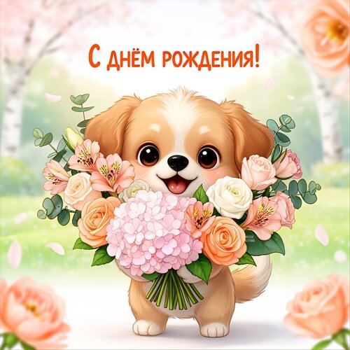 Открытка С днём рождения!