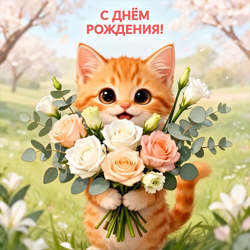 Открытка С днём рождения!