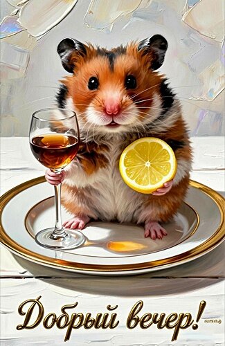 Открытка Добрый вечер!