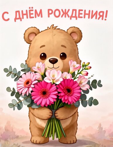 Открытка С днём рождения!