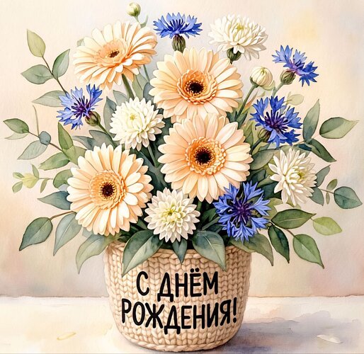 Открытка С днём рождения!