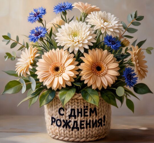 Открытка С днём рождения!