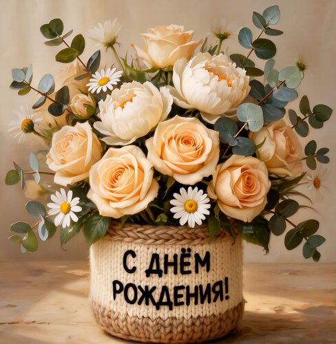 Открытка С днём рождения!