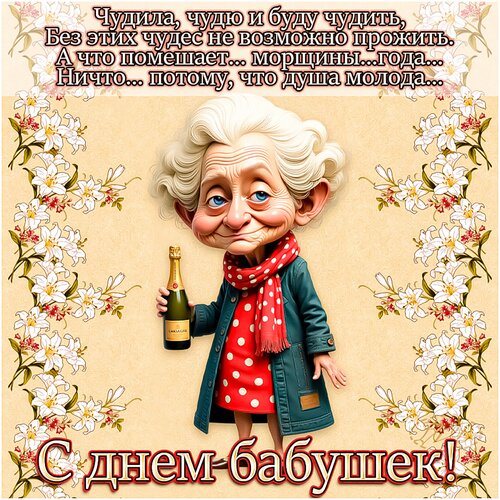 Открытка С днем бабушек!