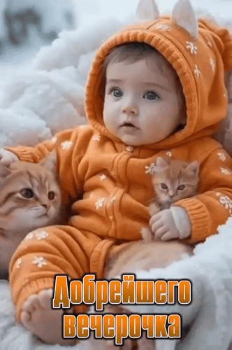 Анимированная открытка Добрейшего вечерочка