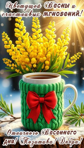 Открытка С Весной