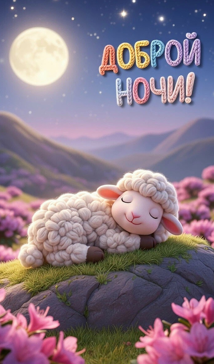 Открытка Доброй ночи