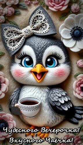 Открытка ЧУДЕСНОГО ВЕЧЕРОЧКА!