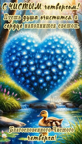 Открытка Чистый четверг
